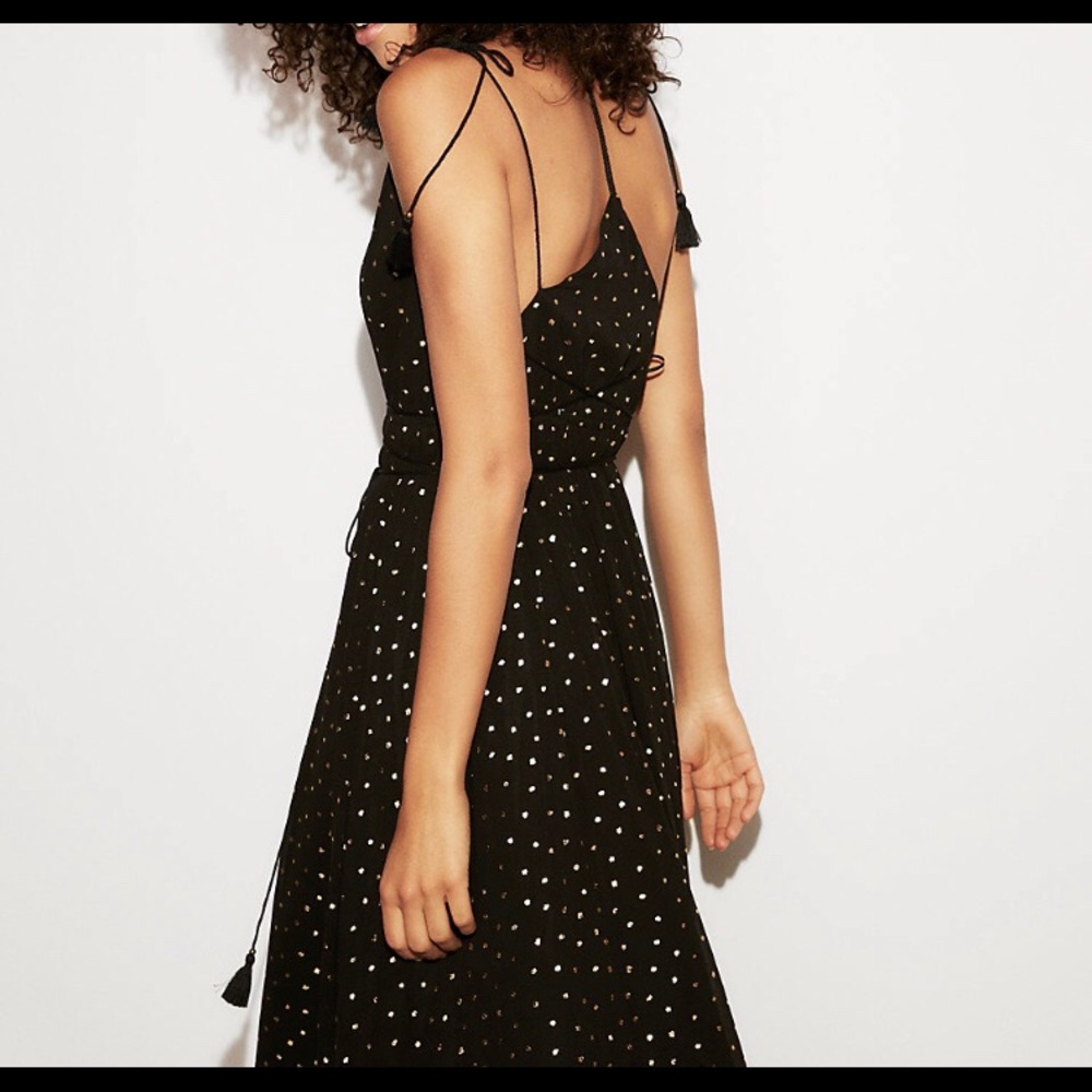 Express Tassel Tie Surplice Maxi Dress - Picture 2 of 3